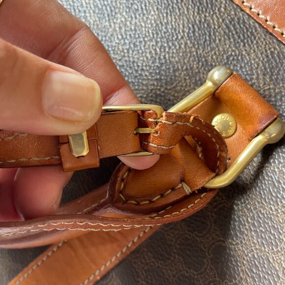 [SOLD] Authentic Céline Brown Coated Canvas Macadam Boston Bag - Picture 14 of 16